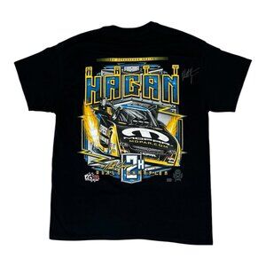 Matt Hagan NHRA Funny Car Drag Race T-Shirt Size Large Signed Autographed